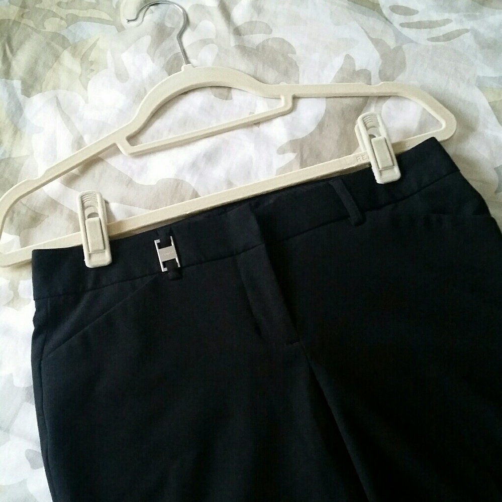 Express Editor Low Rise Flare Dress Pants